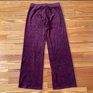 Juicy Couture Pants - Juicy velour purple track pants size medium Juicy Couture Pants - Juicy velour purple track pants size medium
